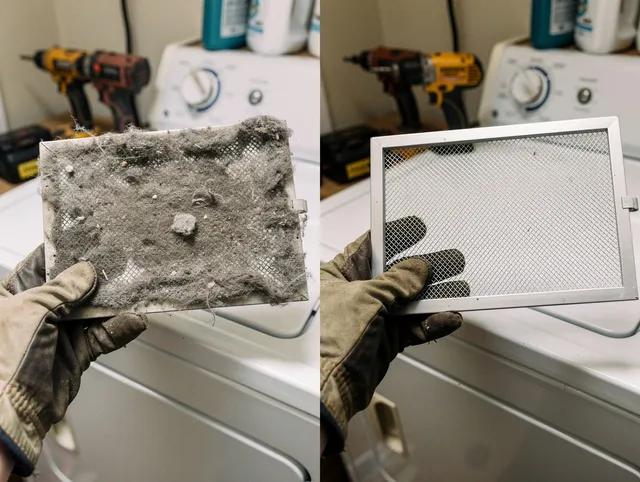 Professional lint trap cleaning by Uxbridge Dryer Vent Cleaning in Uxbridge
