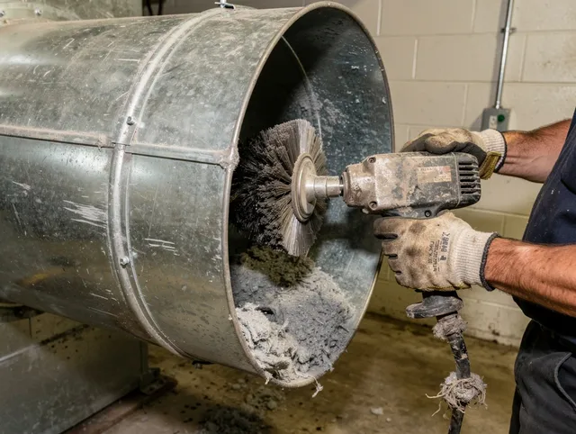 Industrial-grade dryer vent cleaning by Uxbridge Dryer Vent Cleaning in Uxbridge